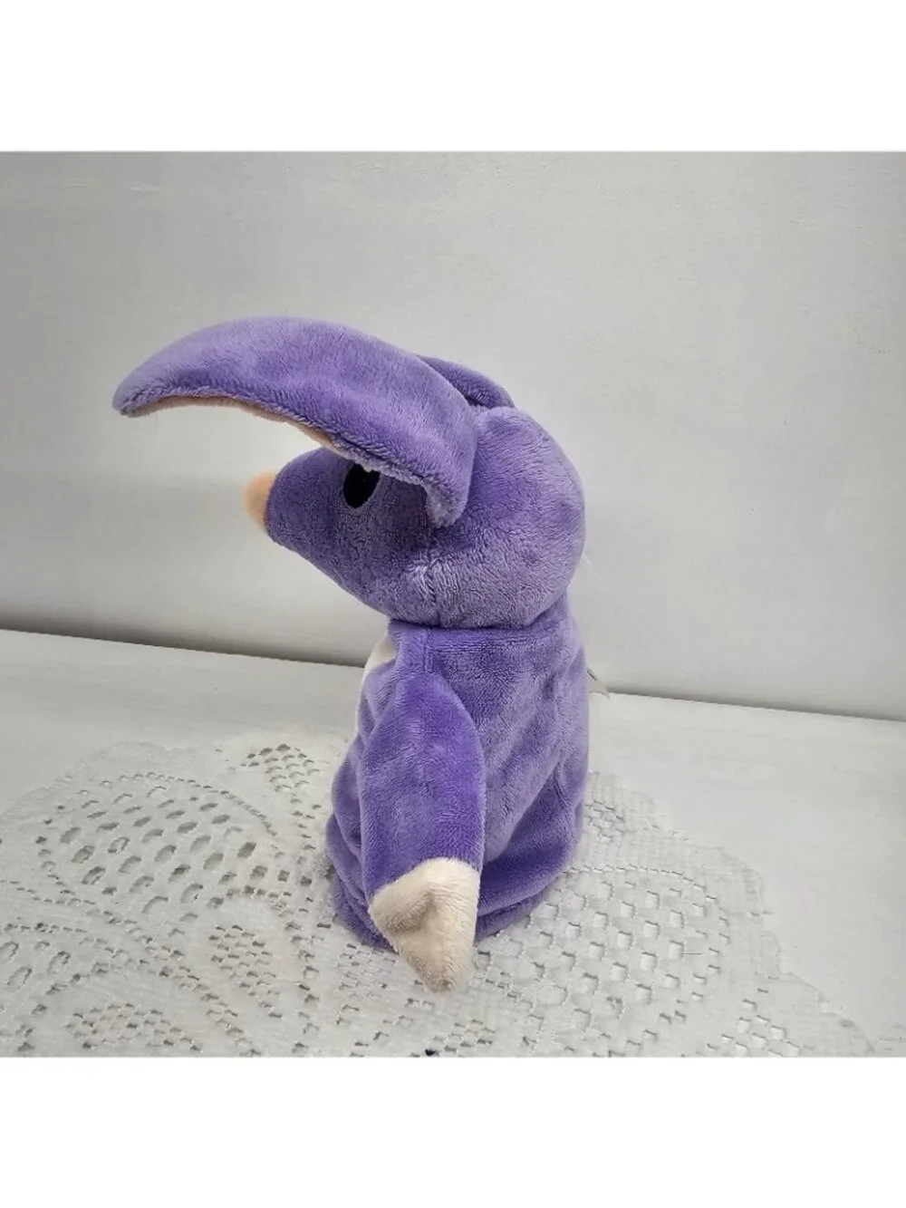 Bluey Bob Bilby Purple Rabbit Plush Puppet Toy Ludo Studios Moose Toys